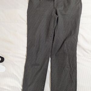Women's Old Navy Black and White Patterned Pants Size 12